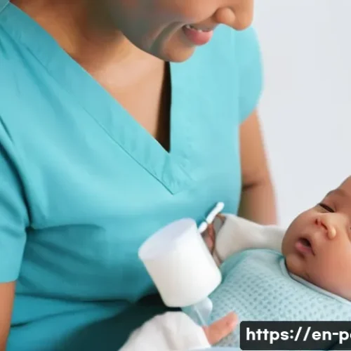 영유아 예방접종 무료 항목과 유료 항목 - **"A tender moment in a brightly lit, modern pediatrician's office. A calm, gentle mother, wearing a...