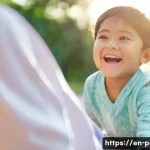 소아과에서 제공하는 예방접종 상담 - **"A split image portraying the contrast between illness and health. On the left side, a young child...