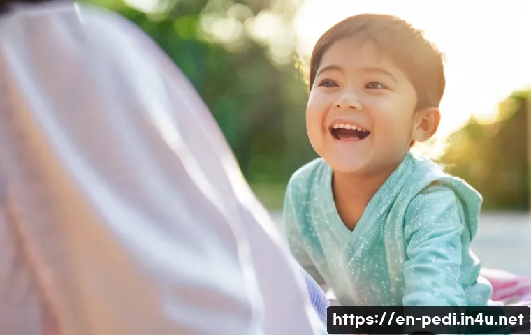 소아과에서 제공하는 예방접종 상담 - **"A split image portraying the contrast between illness and health. On the left side, a young child...